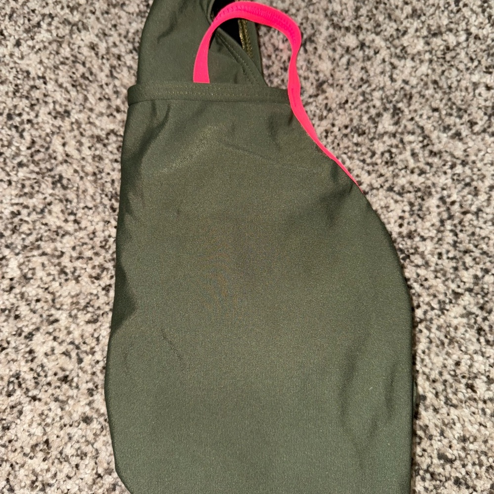 Jolyn Clothing Green and Pink PERRY swimsuit  One Piece